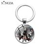 Classic Japan Anime Soul Eater Keychain Souleater Death Glass Dome Pendant Key Chain Metal Holder Key - Soul Eater Merch