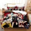 Soul Eater Bedding Set Single Twin Full Queen King Size Bed Set Aldult Kid Bedroom Duvetcover 8 - Soul Eater Shop