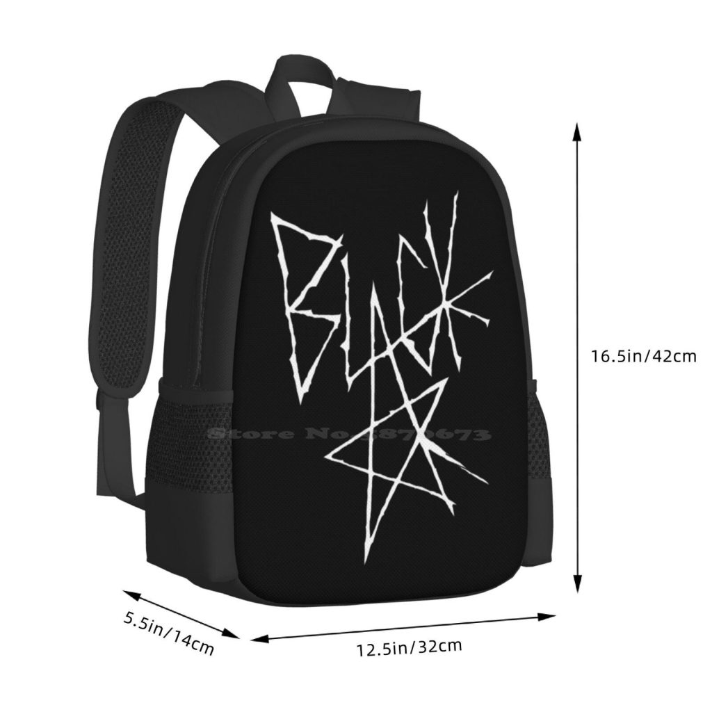 Soul Eater Black Star Signature White Bag Backpack For Men Women Girls Teenage Signature Soul Eater 2 - Soul Eater Shop