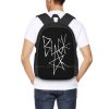 Soul Eater Black Star Signature White Bag Backpack For Men Women Girls Teenage Signature Soul Eater 5 - Soul Eater Shop