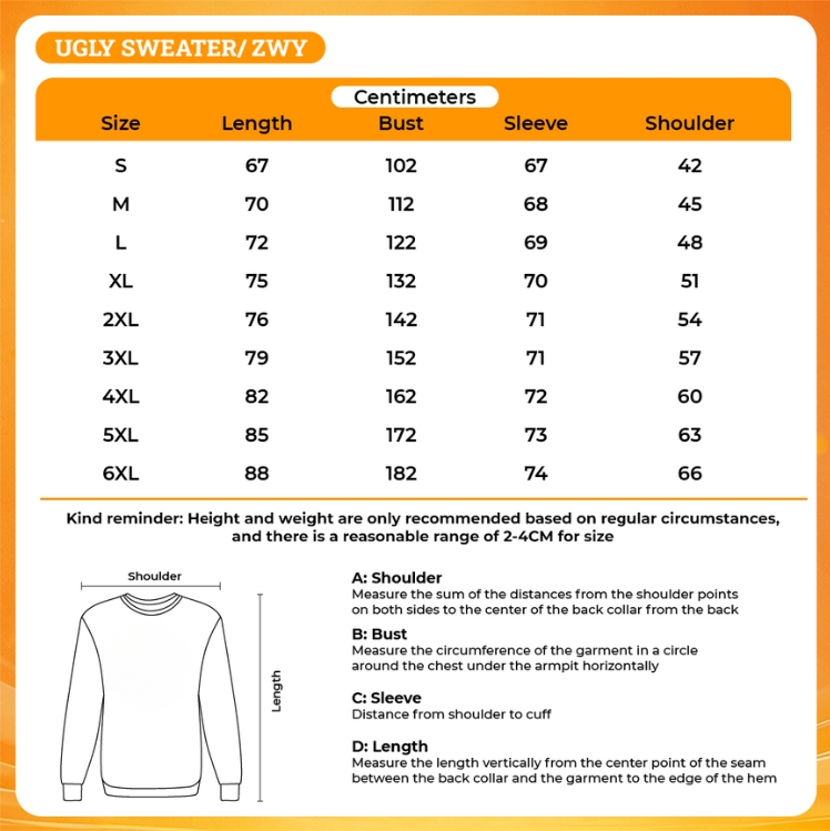 3D UGLY SWEATER - Soul Eater Shop